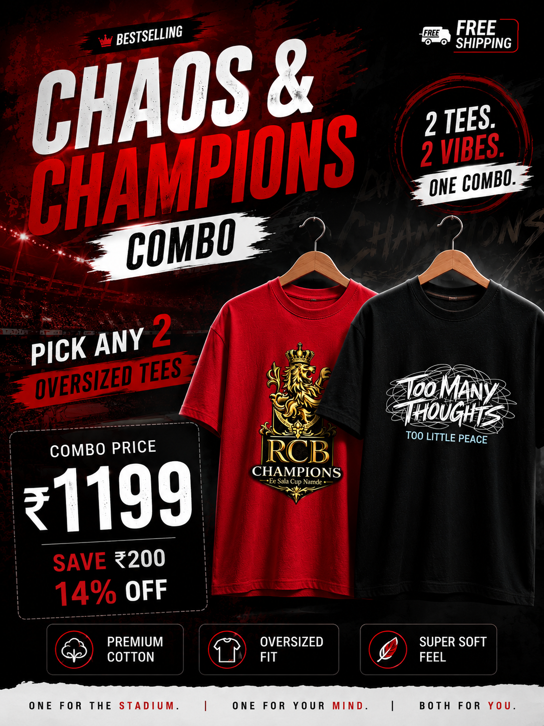 Chaos & Champion combo(pick any 2)